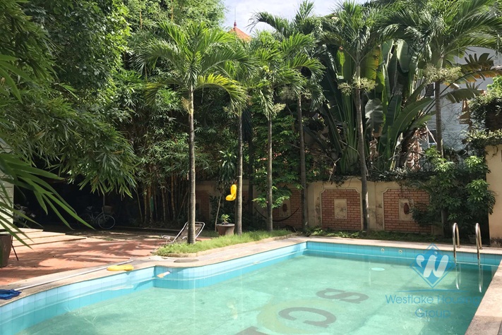 8 bedrooms house for rent in Ba Dinh district, Hanoi.